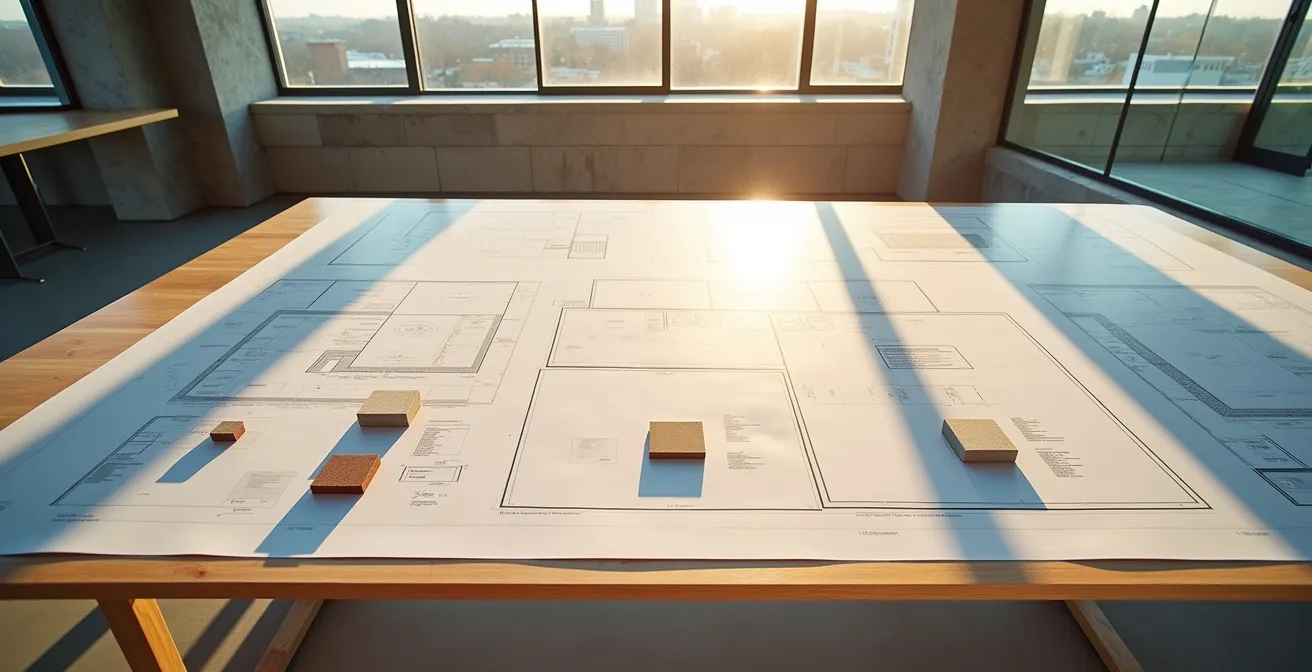 Plan stratégique de réparation avec trois niveaux d'intervention visualisés